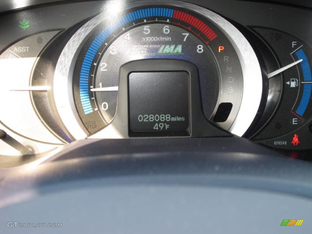 2010 Honda Insight Hybrid EX Gauges Photo #40097831