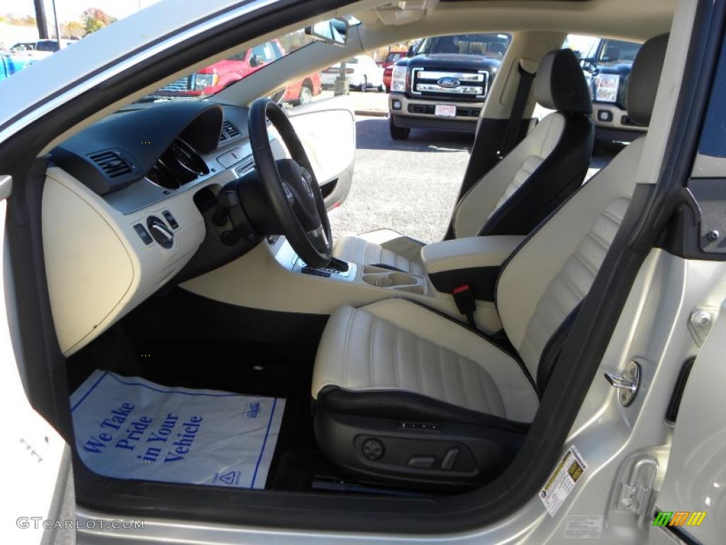 Cornsilk Beige Two-Tone Interior 2009 Volkswagen CC Luxury Photo #40098043