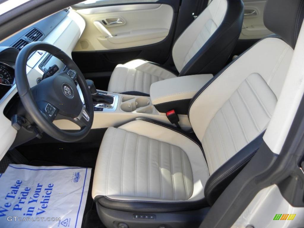 Cornsilk Beige Two-Tone Interior 2009 Volkswagen CC Luxury Photo #40098139