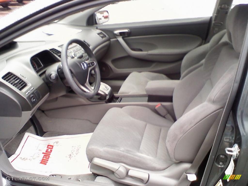 2010 Civic LX Coupe - Polished Metal Metallic / Gray photo #5