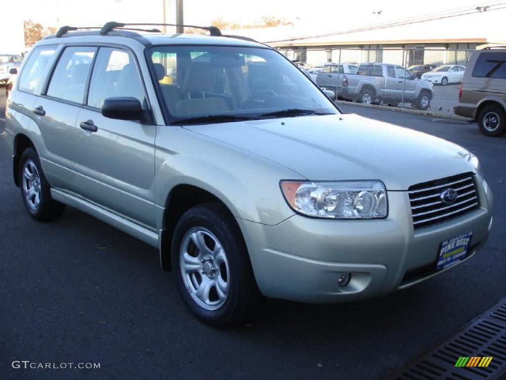 2007 Forester 2.5 X - Champagne Gold Opal / Desert Beige photo #3