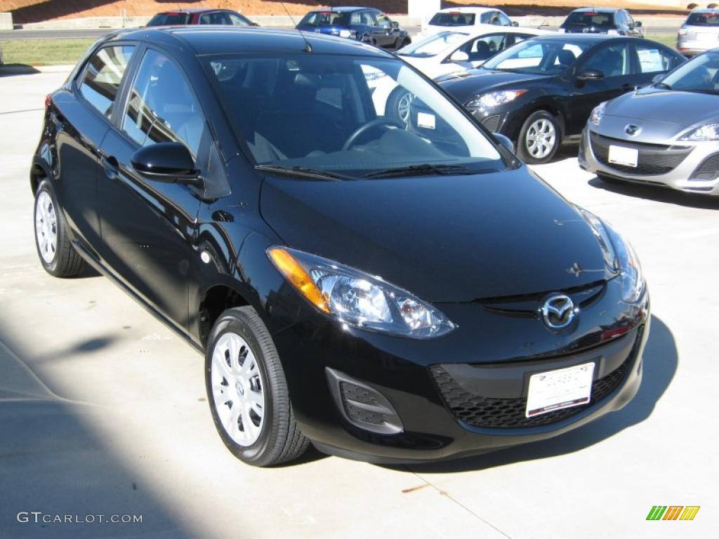 Brilliant Black 2011 Mazda MAZDA2 Sport Exterior Photo #40100095