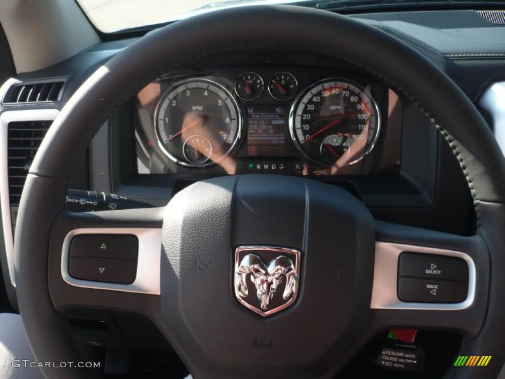 2011 Ram 1500 Sport Crew Cab 4x4 - Brilliant Black Crystal Pearl / Dark Slate Gray photo #19