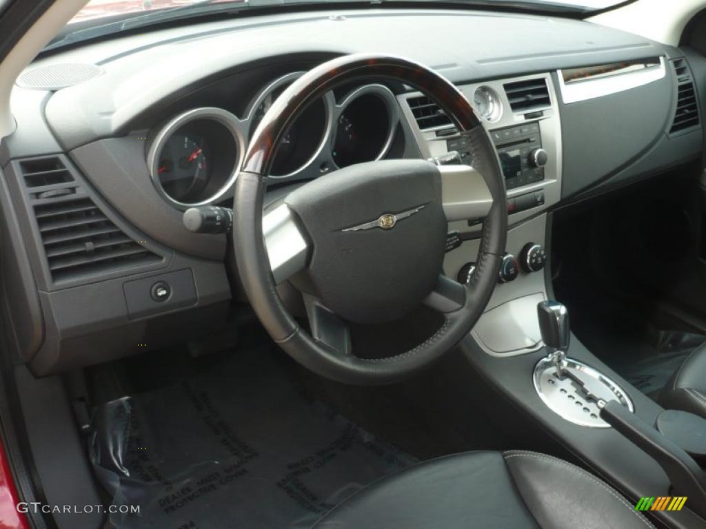Dark Slate Gray Interior 2010 Chrysler Sebring Limited Sedan Photo #40100711