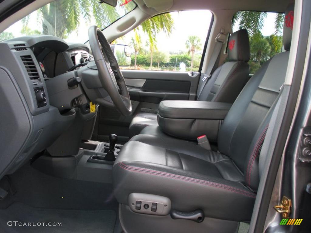Medium Slate Gray Interior 2007 Dodge Ram 2500 ST Quad Cab 4x4 Photo #40101659