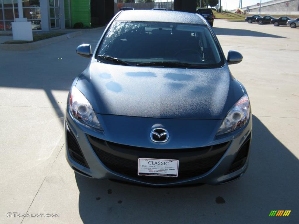 2011 MAZDA3 i Touring 4 Door - Gunmetal Blue Mica / Black photo #8