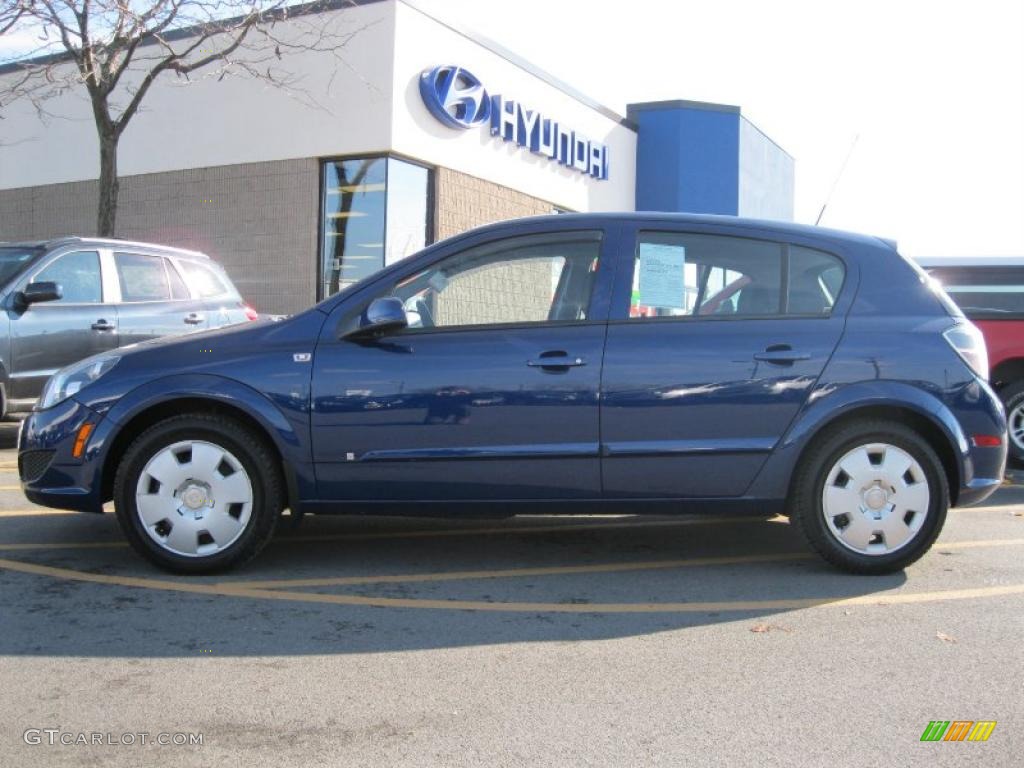 2008 Astra XE Sedan - Twilight Blue / Charcoal photo #11