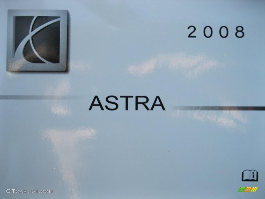 2008 Astra XE Sedan - Twilight Blue / Charcoal photo #28