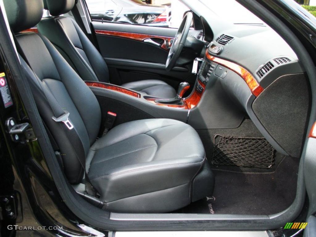 Black Interior 2008 Mercedes-Benz E 320 BlueTEC Sedan Photo #40102563