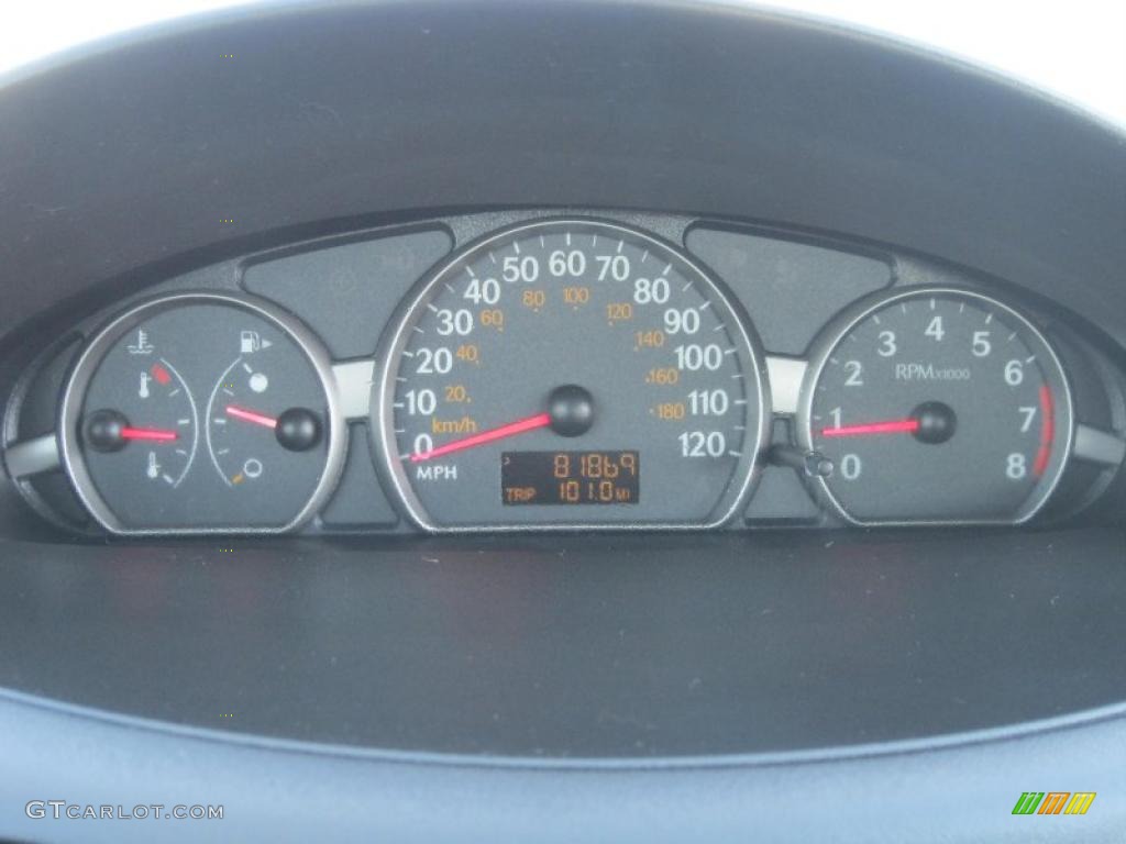 2004 Saturn ION 2 Quad Coupe Gauges Photo #40102599