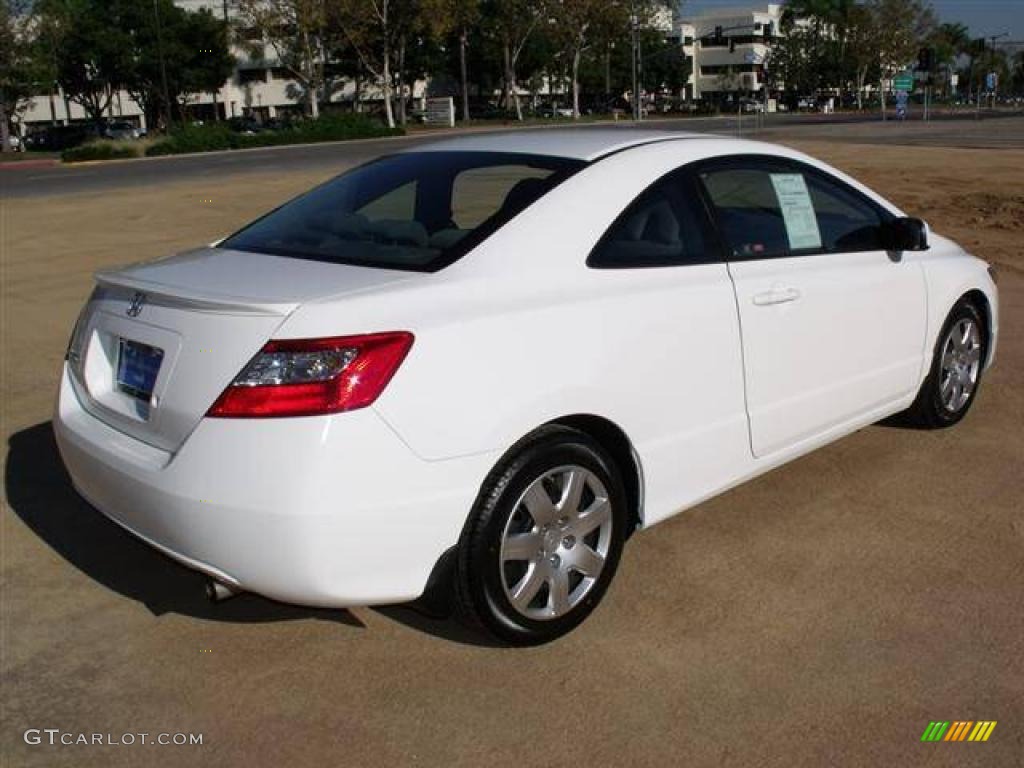 Taffeta White 2009 Honda Civic LX Coupe Exterior Photo #40103935