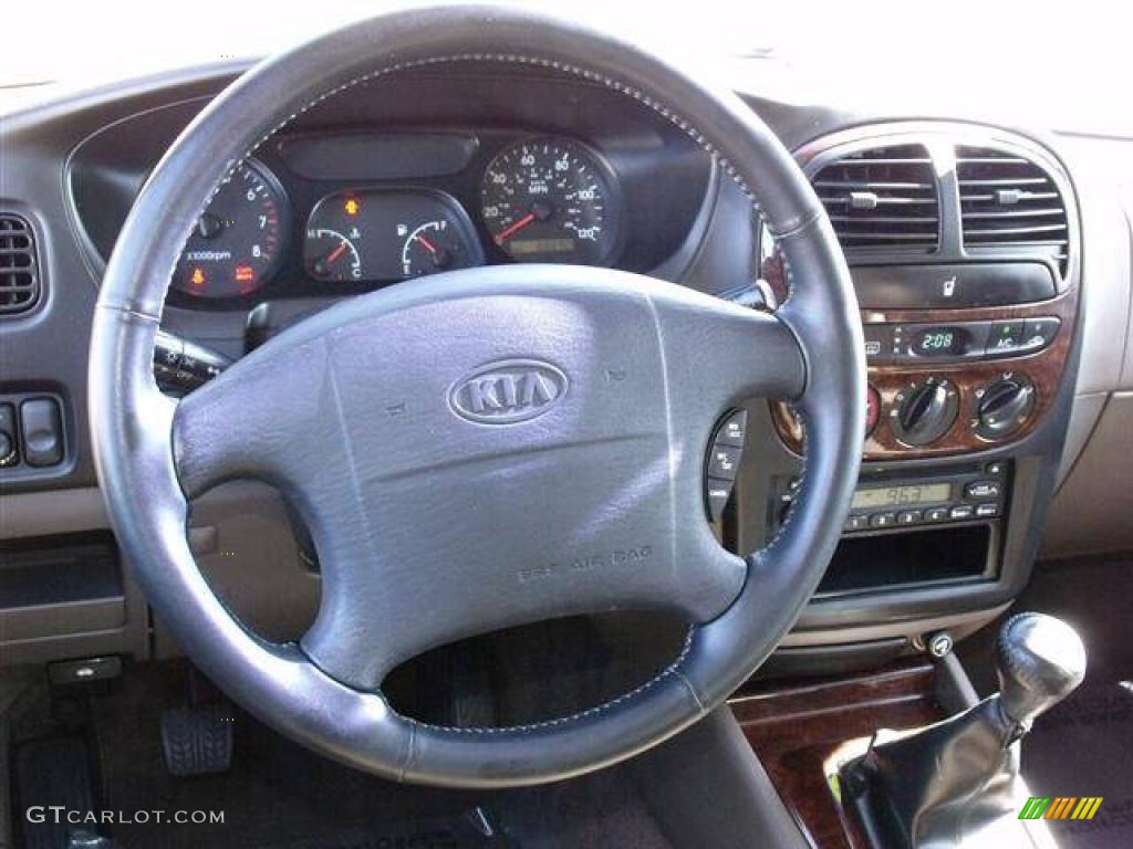 2001 Sportage EX 4x4 - Evergreen / Brown photo #17