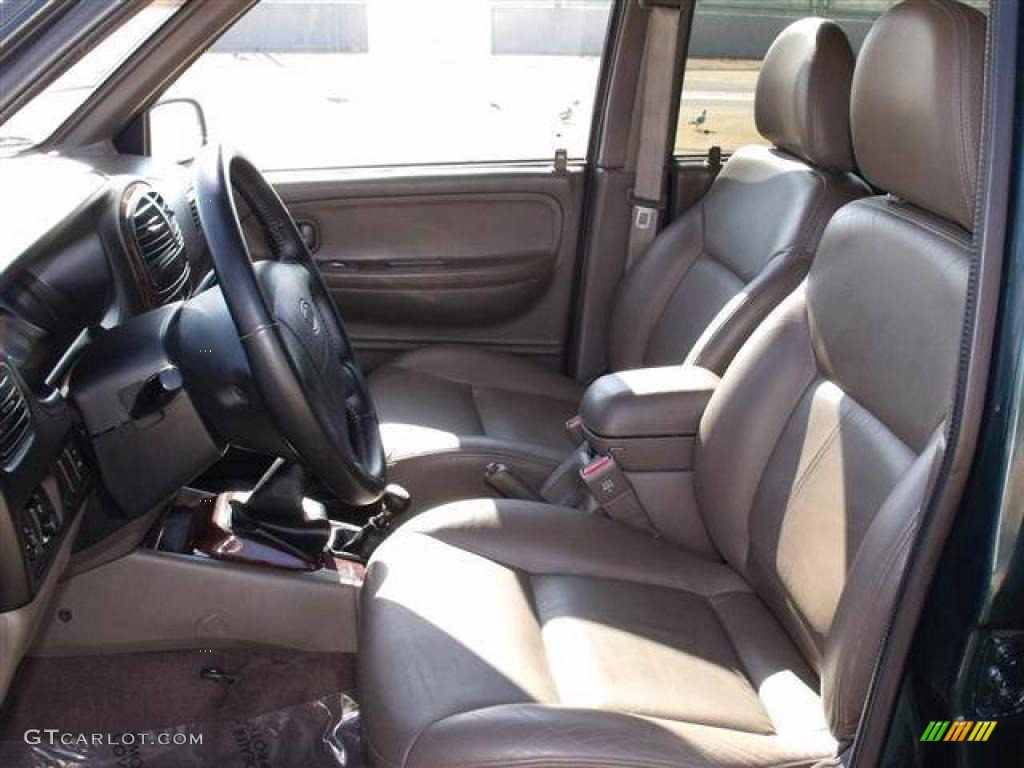 2001 Sportage EX 4x4 - Evergreen / Brown photo #18