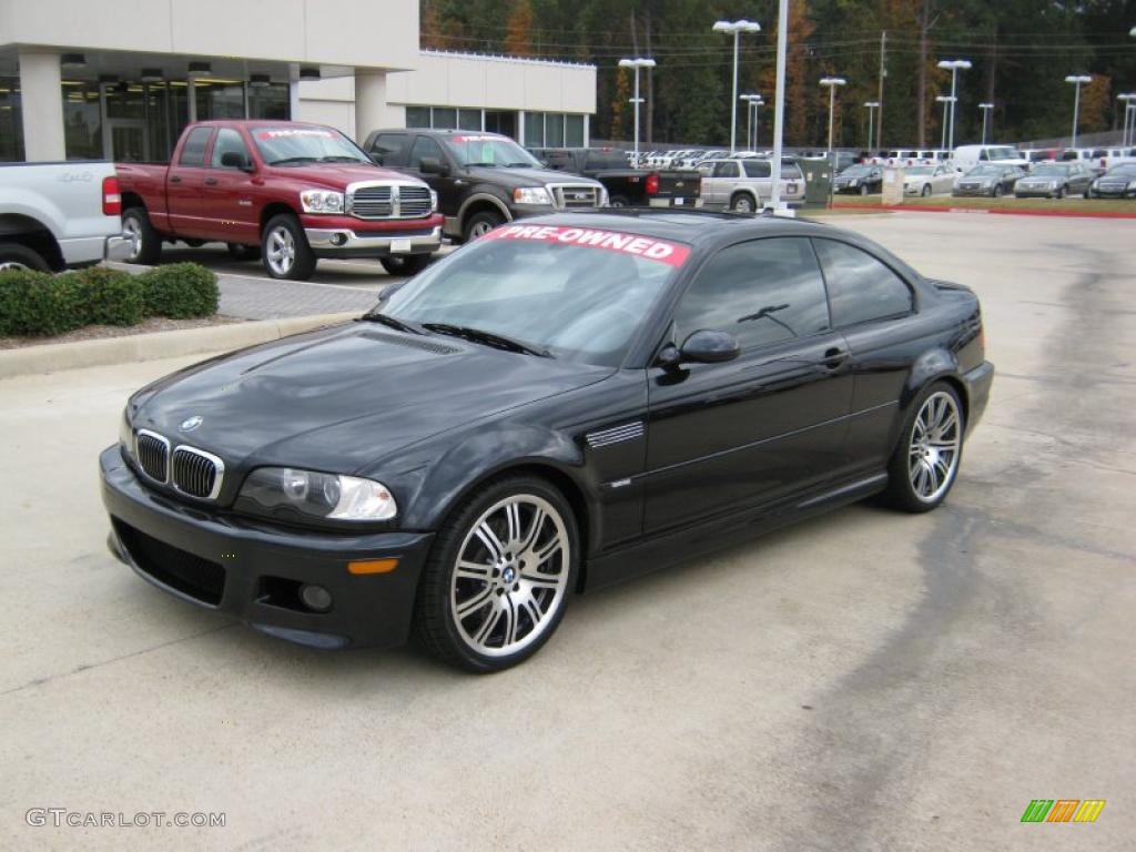 2004 M3 Coupe - Carbon Black Metallic / Black photo #1