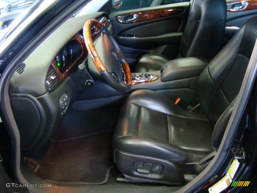 Charcoal Interior 2005 Jaguar XJ XJR Photo #40107591