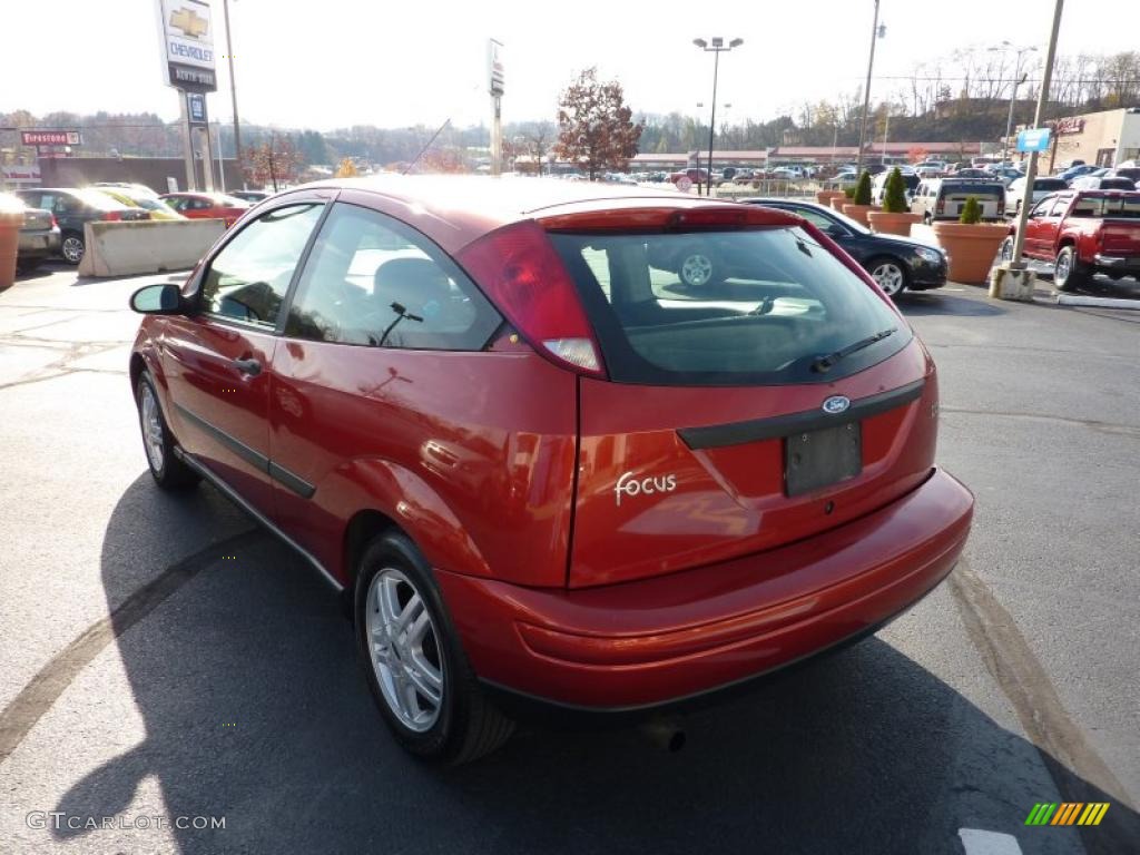 Autumn Orange Metallic 2000 Ford Focus ZX3 Coupe Exterior Photo #40108011