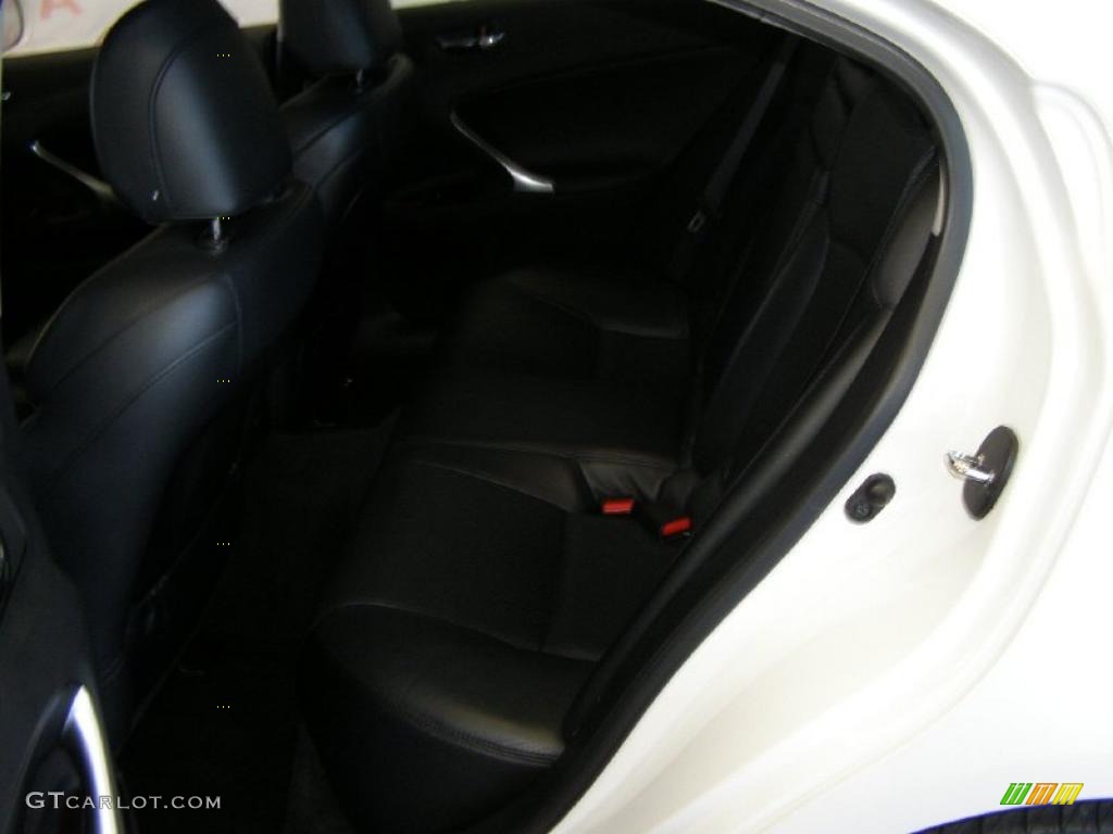 2008 IS 250 AWD - Starfire White Pearl / Black photo #26