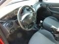 Dark Charcoal 2000 Ford Focus ZX3 Coupe Interior Color
