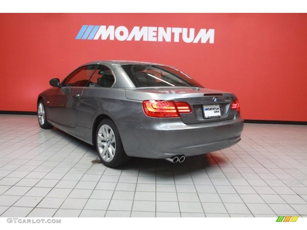 2011 3 Series 328i Convertible - Space Gray Metallic / Black photo #2