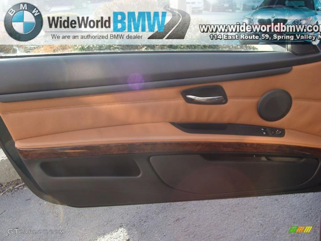 2008 3 Series 328i Coupe - Deep Green Metallic / Saddle Brown/Black photo #7