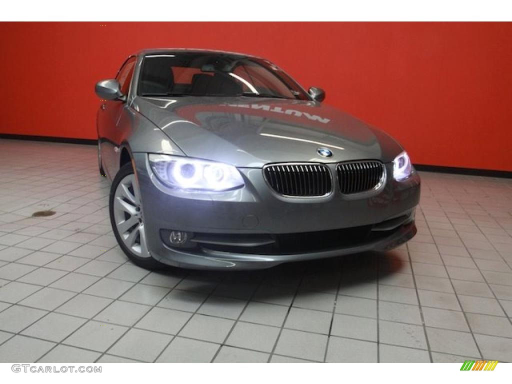 2011 3 Series 328i Convertible - Space Gray Metallic / Black photo #17