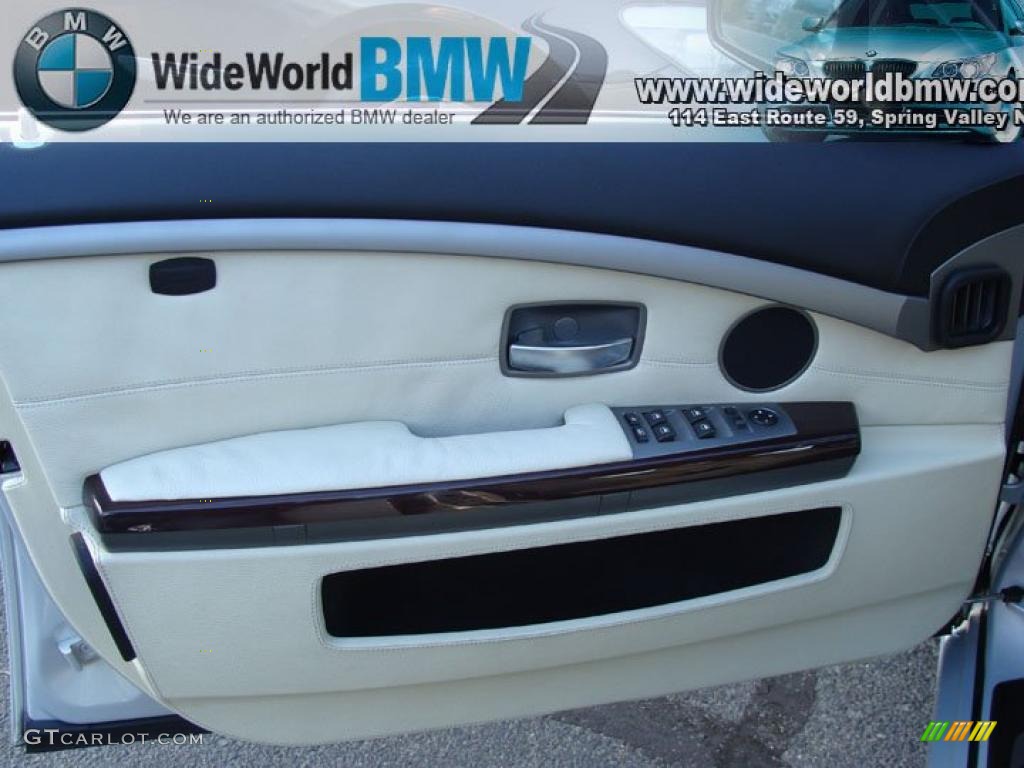 2008 7 Series 750i Sedan - Titanium Silver Metallic / Platinum photo #7