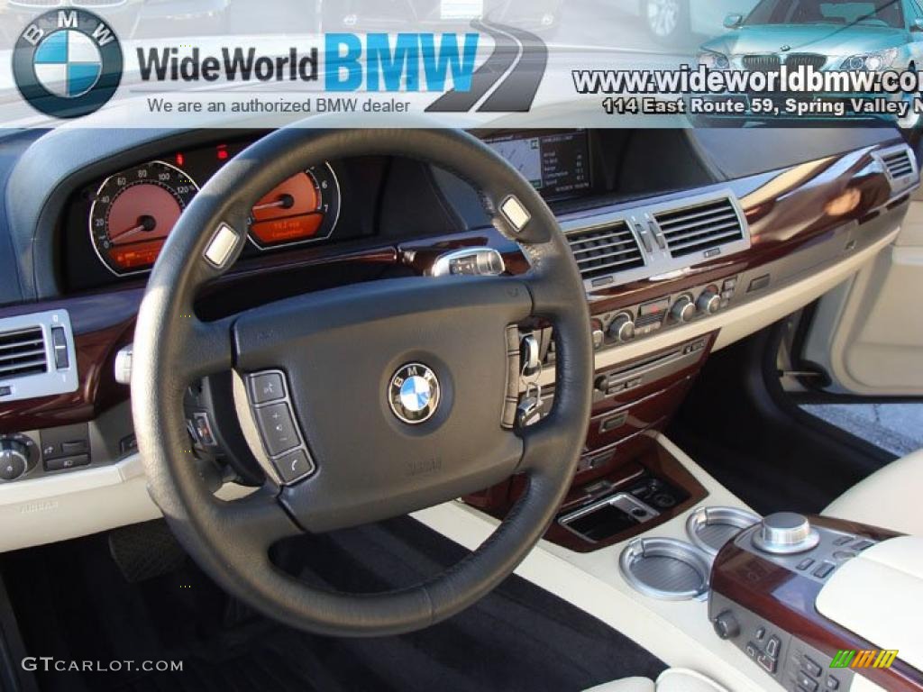 2008 7 Series 750i Sedan - Titanium Silver Metallic / Platinum photo #11