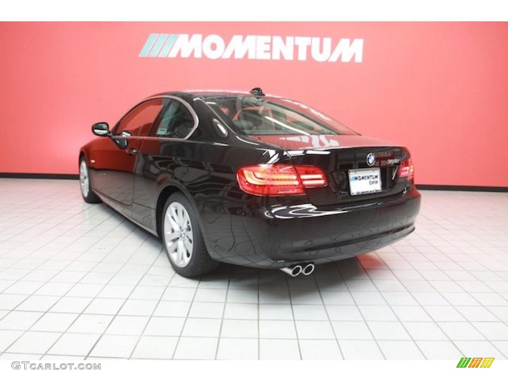 2011 3 Series 328i Coupe - Jet Black / Black photo #2