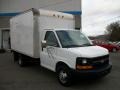 Summit White 2006 Chevrolet Express 3500 Cutaway Moving Van Exterior