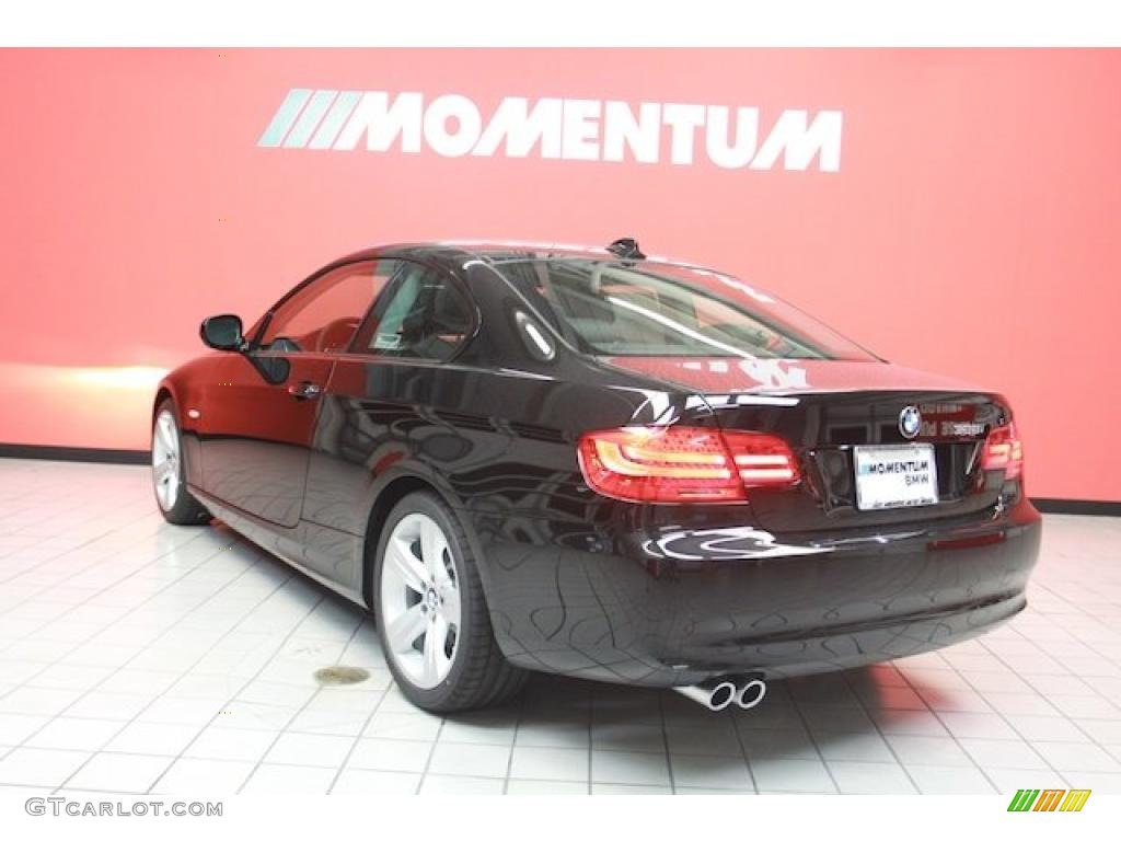 2011 3 Series 328i Coupe - Jet Black / Black photo #2