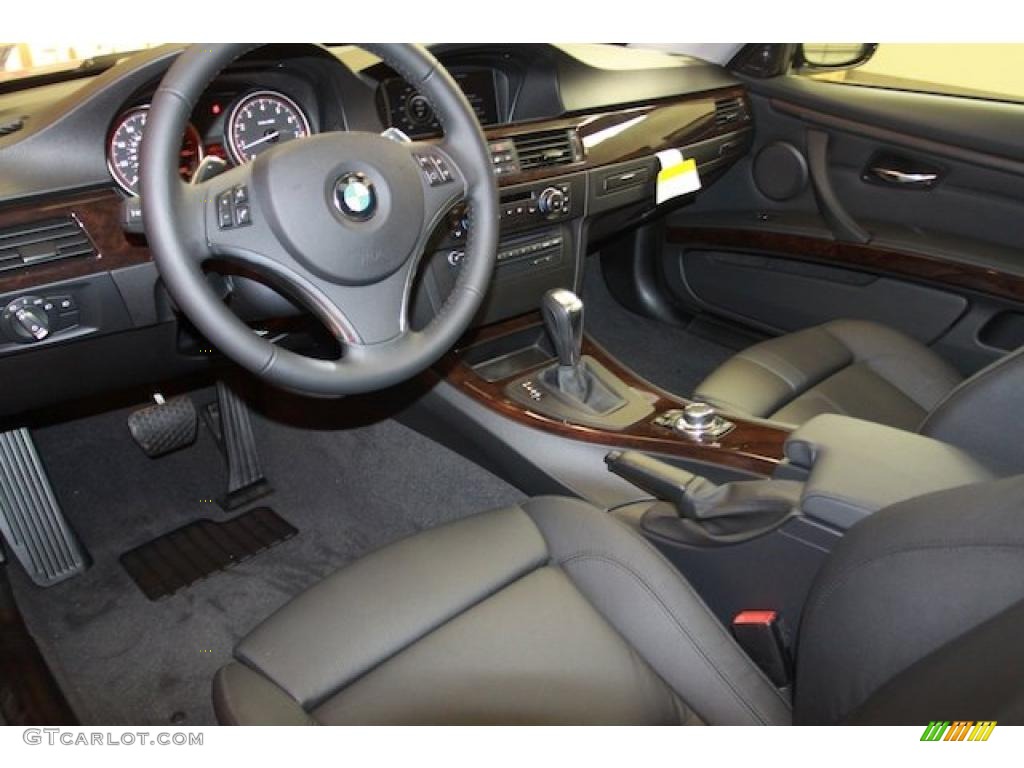 Black Interior 2011 BMW 3 Series 328i Coupe Photo #40109019