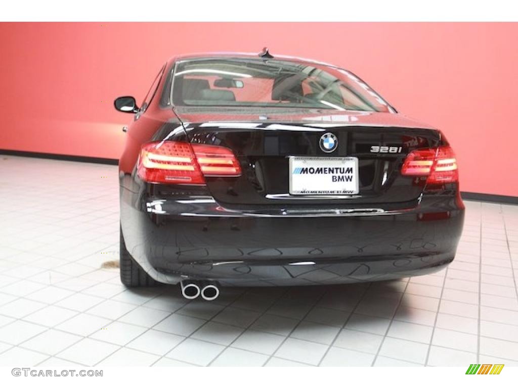 2011 3 Series 328i Coupe - Jet Black / Black photo #23