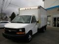 Summit White - Express 3500 Cutaway Moving Van Photo No. 45