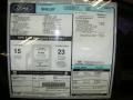 2011 Ford Mustang Shelby GT500 SVT Performance Package Coupe Window Sticker