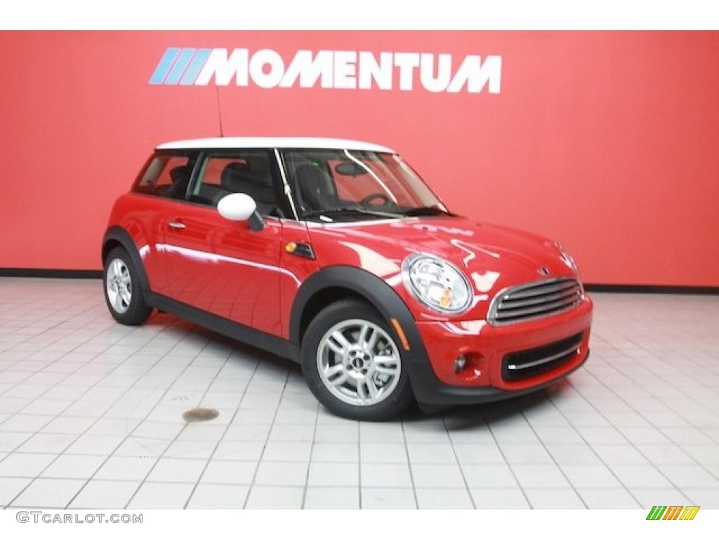 2011 Cooper Hardtop - Chili Red / Carbon Black photo #1