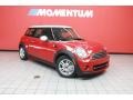 2011 Chili Red Mini Cooper Hardtop  photo #1