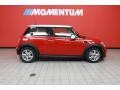 2011 Chili Red Mini Cooper Hardtop  photo #3