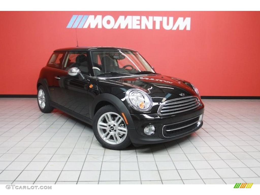 2011 Cooper Hardtop - Midnight Black Metallic / Carbon Black photo #1