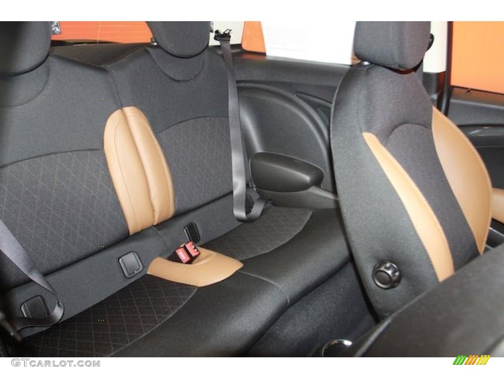 Cross Check Toffee/Carbon Black Interior 2011 Mini Cooper S Hardtop Photo #40111895