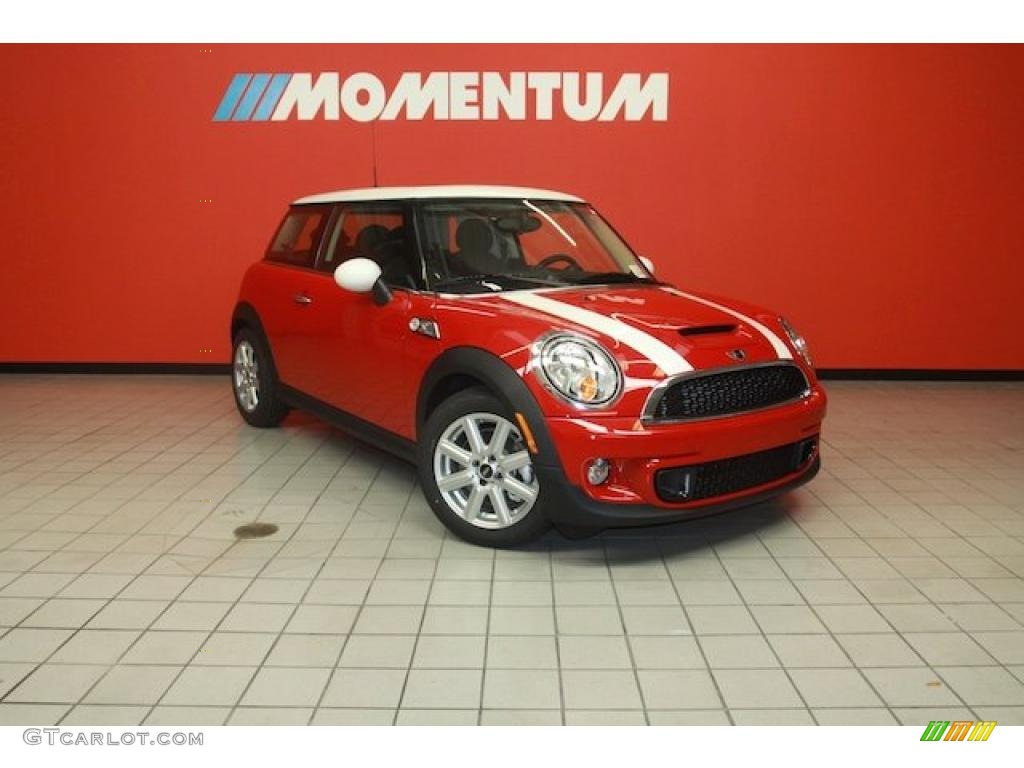 2011 Cooper S Hardtop - Chili Red / Carbon Black photo #1