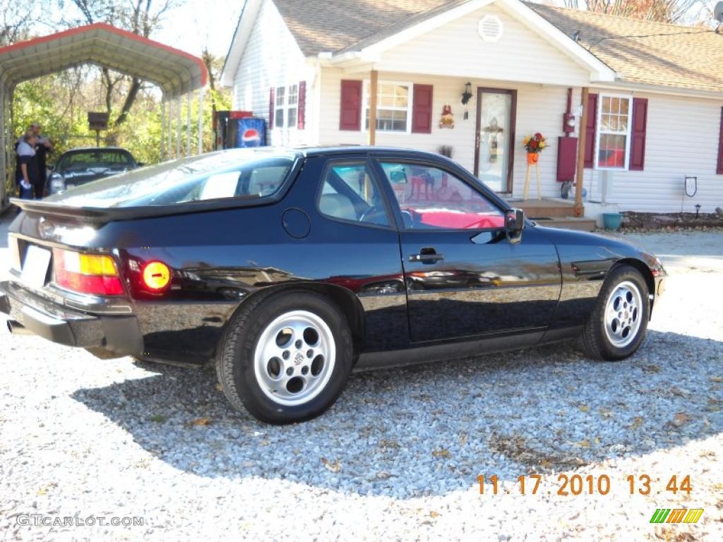 Black 1987 Porsche 924 S Exterior Photo #40112183