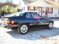 Black 1987 Porsche 924 S Exterior