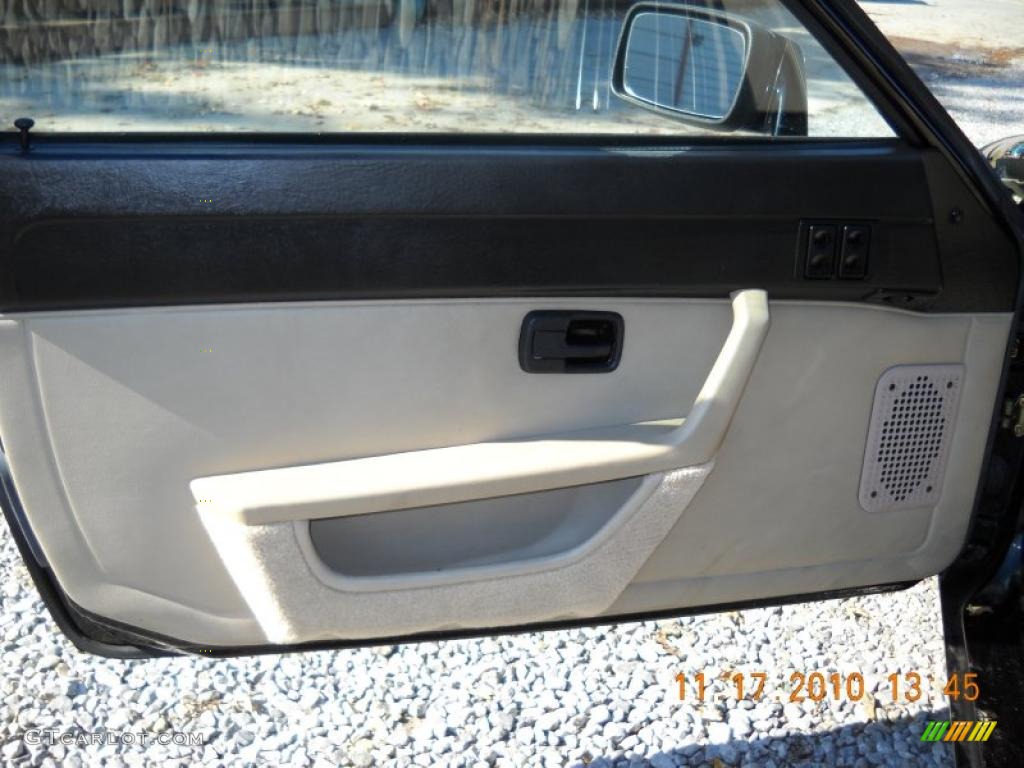 1987 Porsche 924 S Tan Door Panel Photo #40112599