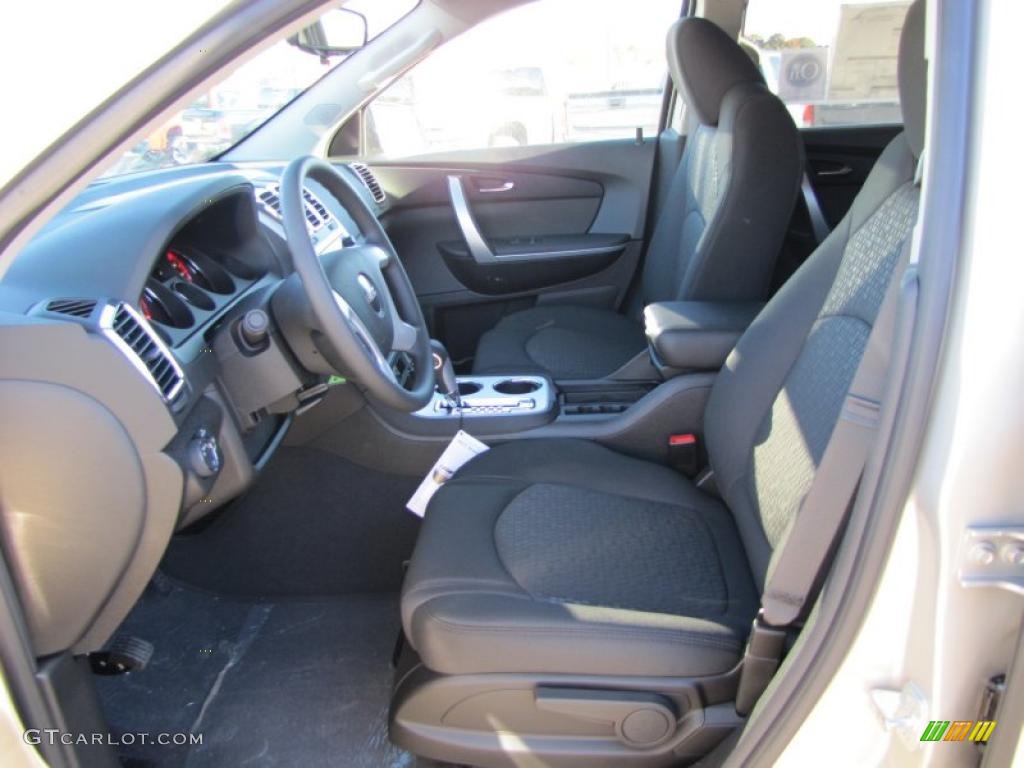Ebony Interior 2011 GMC Acadia SL Photo #40113971