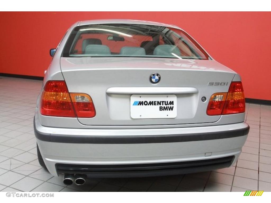 2003 3 Series 330i Sedan - Titanium Silver Metallic / Grey photo #20