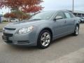 2009 Silver Moss Metallic Chevrolet Malibu LT Sedan  photo #2