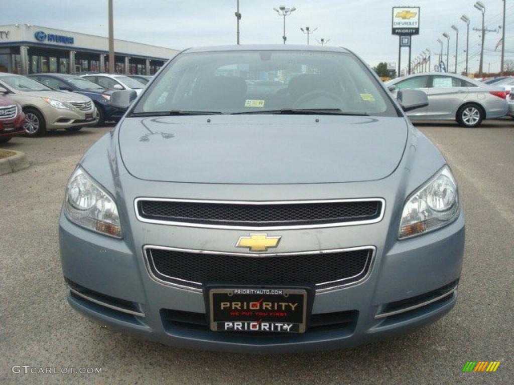 2009 Malibu LT Sedan - Silver Moss Metallic / Ebony photo #8