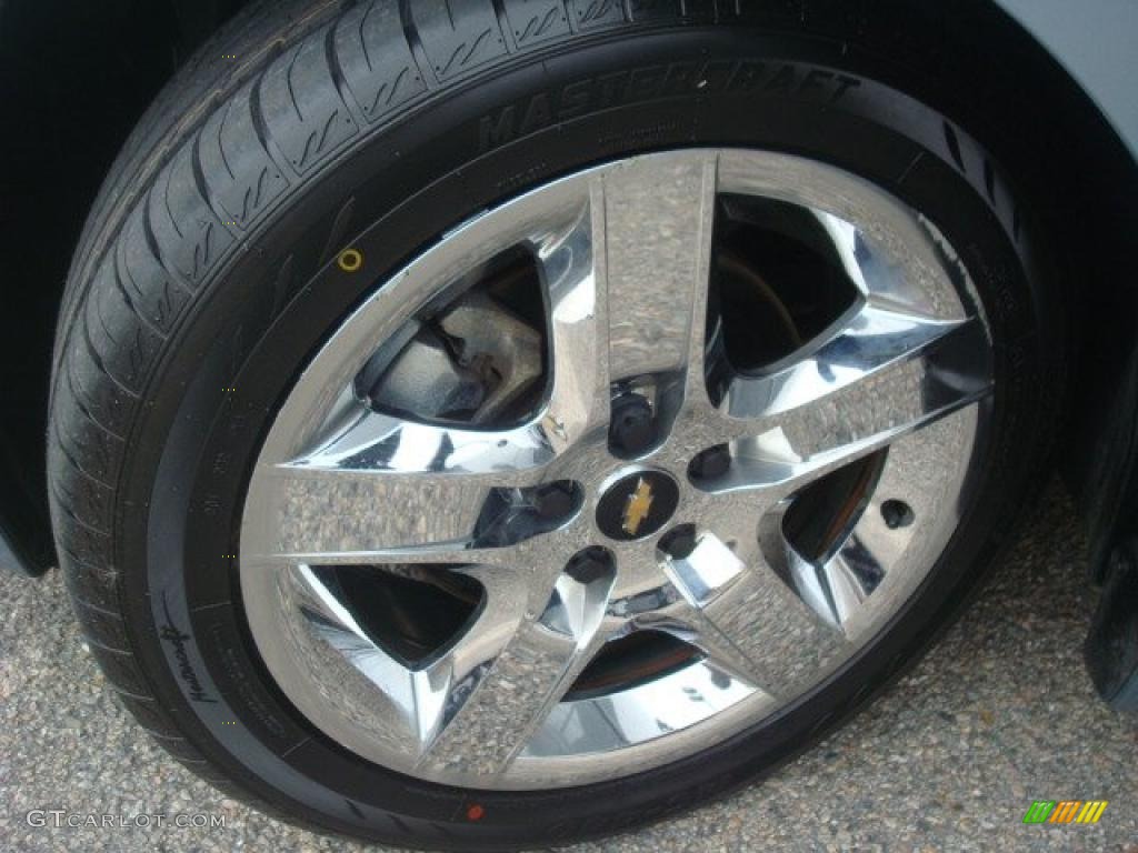 2009 Malibu LT Sedan - Silver Moss Metallic / Ebony photo #18