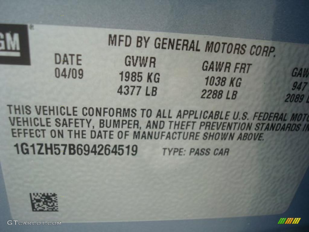 2009 Malibu LT Sedan - Silver Moss Metallic / Ebony photo #21