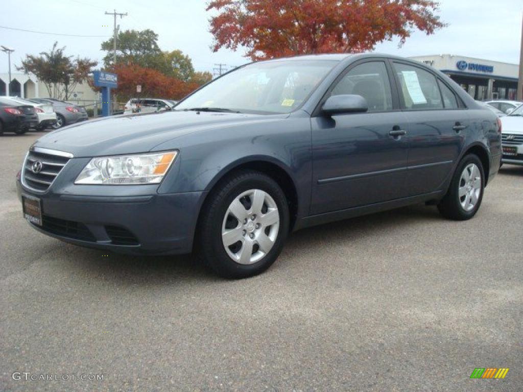 2010 Sonata GLS - Slate Blue / Gray photo #2